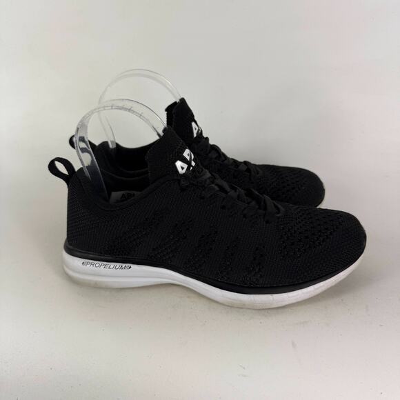 APL Athletic Propulsion Labs TechLoom Pro Women's 6 Black Mesh Low Top Sneakers - Picture 2 of 10